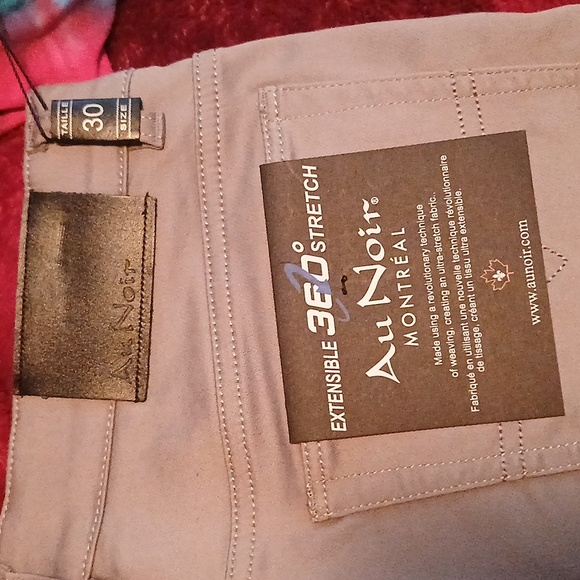 Au Noir Jean Shorts Silver stretch Jay SKC 30 waist 8 ¼ inseam - Picture 4 of 8